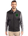 Austin FC - Cutter & Buck Stealth Hybrid Quilted Mens Full Zip Windbreaker Jacket Black Front Thumbnail Image