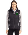 Austin FC - Cutter & Buck Rainier PrimaLoft® Womens Eco Insulated Full Zip Puffer Vest Black Front Thumbnail Image