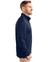 Real Salt Lake Cutter & Buck Traverse Stretch Eco Quarter Zip Mens Big and Tall Pullover Liberty Navy Side Thumbnail Image