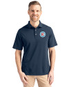 Chicago Fire FC Cutter & Buck Virtue Eco Pique Recycled Mens Big and Tall Polo Navy Blue Front Thumbnail Image