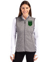Austin FC - Cutter & Buck Mainsail Sweater Knit Womens Full Zip Vest Polished Heather Front Thumbnail Image