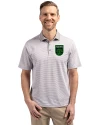 Austin FC - Cutter & Buck Virtue Eco Pique Micro Stripe Recycled Mens Polo Polished/White Front Thumbnail Image