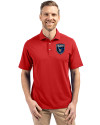 San Jose Earthquakes Cutter & Buck Virtue Eco Pique Recycled Mens Polo Red Front Thumbnail Image