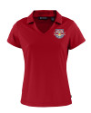 New York Red Bulls Cutter & Buck Daybreak Eco Recycled Womens V-neck Polo Cardinal Red Mannequin Thumbnail Image