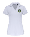 View image 3: Portland Timbers Cutter & Buck Daybreak Recycled Womens V-Neck Polo White Mannequin