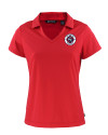 New England Revolution Cutter & Buck Daybreak Eco Recycled Womens V-neck Polo Red Mannequin Thumbnail Image