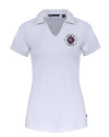 New England Revolution Cutter & Buck Daybreak Eco Recycled Womens V-neck Polo White Mannequin Thumbnail Image