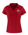 Toronto FC Cutter & Buck Daybreak Eco Recycled Womens V-neck Polo Cardinal Red Mannequin Thumbnail Image