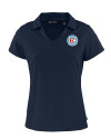 Chicago Fire FC Cutter & Buck Daybreak Eco Recycled Womens V-neck Polo Navy Blue Mannequin Thumbnail Image