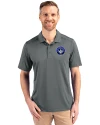 CF Montréal Cutter & Buck Prospect Eco Textured Stretch Recycled Mens Short Sleeve Polo Elemental Grey Front Thumbnail Image