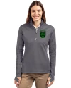 Austin FC - Cutter & Buck Traverse Stretch Eco Quarter Zip Womens Pullover Elemental Grey Front Thumbnail Image