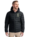 View image 1: Columbus Crew Cutter & Buck Mission Ridge   Repreve® Recycled Insulated Puffer Mens Full Zip Jacket Black Front