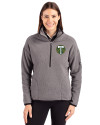 Portland Timbers Cutter & Buck Cascade Eco Fleece Womens Pullover Jacket Elemental Grey/Black Front Thumbnail Image
