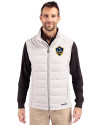 LA Galaxy Cutter & Buck Evoke Hybrid Softshell Recycled Mens Full Zip Vest CONCRETE Front Thumbnail Image
