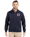 New England Revolution Cutter & Buck Roam Epic Versatility Recycled Full Zip Mens Jacket Navy Blue Front Thumbnail Image