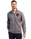 Houston Dynamo FC Cutter & Buck Roam Epic Versatility Recycled Full Zip Mens Jacket Elemental Grey Front Thumbnail Image