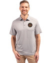Atlanta United FC - Cutter & Buck Forge Eco Stretch Recycled Mens Polo Polished Medium Gray Front Thumbnail Image
