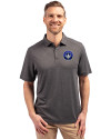 CF Montréal Cutter & Buck Forge Eco Stretch Recycled Mens Polo Dark Black Heather Front Thumbnail Image