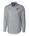 Toronto FC Cutter & Buck Stretch Oxford Mens Long Sleeve Dress Shirt Charcoal Mannequin Thumbnail Image