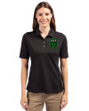 Austin FC - Cutter & Buck Virtue Eco Pique Recycled Womens Polo Black Front Thumbnail Image