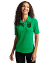 Austin FC - Cutter & Buck Virtue Eco Pique Recycled Womens Polo Kelly Green Front Thumbnail Image
