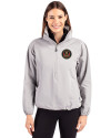 Atlanta United FC - Cutter & Buck Charter Eco Recycled Womens Anorak Jacket Polished Medium Gray Front Thumbnail Image