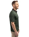Portland Timbers Cutter & Buck Virtue Eco Pique Micro Stripe Recycled Mens Polo Hunter/Black Side Thumbnail Image