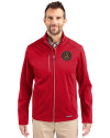 Atlanta United FC - Cutter & Buck Evoke Softshell Recycled Full Zip Mens Jacket Cardinal Red Front Thumbnail Image