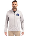 CF Montréal Cutter & Buck Evoke Softshell Recycled Full Zip Mens Jacket CONCRETE Front Thumbnail Image