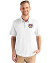 New York Red Bulls Cutter & Buck Coastline Epic Comfort Recycled Mens Polo White Front Thumbnail Image