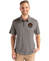 Houston Dynamo FC Cutter & Buck Coastline Epic Comfort Recycled Mens Polo Elemental Grey Front Thumbnail Image