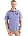 Orlando City SC Cutter & Buck Coastline Epic Comfort Recycled Mens Polo Hyacinth Front Thumbnail Image