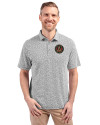 Atlanta United FC - Cutter & Buck Virtue Eco Pique Botanical Print Recycled Mens Polo Black Front Thumbnail Image