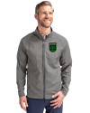 Austin FC - Cutter & Buck Adapt Eco Knit Hybrid Recycled Mens Big & Tall Full Zip Jacket Elemental Grey Front Thumbnail Image