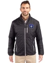 CF Montréal Cutter & Buck Rainier PrimaLoft®  Mens Big and Tall Eco Insulated Puffer Jacket Black Front Thumbnail Image
