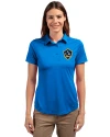 LA Galaxy Cutter & Buck Prospect Eco Textured Stretch Recycled Womens Short Sleeve Polo Digital Front Thumbnail Image