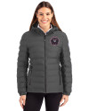 Inter Miami CF Cutter & Buck Mission Ridge Repreve® Eco Insulated Womens Puffer Jacket Elemental Grey Front Thumbnail Image