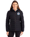 Chicago Fire FC Cutter & Buck Mission Ridge Repreve® Eco Insulated Womens Puffer Jacket Black Front Thumbnail Image