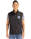 Chicago Fire FC Cutter & Buck Charter Eco Full-Zip Mens Big & Tall Vest Black Front Thumbnail Image
