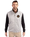 Atlanta United FC - Cutter & Buck Charter Eco Recycled Mens Full-Zip Vest Polished Medium Gray Front Thumbnail Image