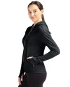 San Jose Earthquakes Cutter & Buck Daybreak Eco Recycled Womens Full Zip Hoodie Black Side Thumbnail Image