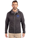 CF Montréal Cutter & Buck Mainsail Full Zip Hooded Mens Jacket Charcoal Heather Front Thumbnail Image