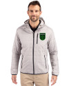 Austin FC - Cutter & Buck Rainier Primaloft Eco Mens Full Zip Hooded Jacket Polished Medium Gray Front Thumbnail Image