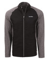 Kardex Cutter & Buck Adapt Eco Knit Hybrid Recycled Mens Big & Tall Full Zip Jacket BHBL_MANN_HG 1 Thumbnail Image