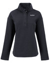 Kardex Cutter & Buck Hunts Point Eco Textured Fleece Recycled Womens Snap Pullover BL_MANN_HG 1 Thumbnail Image