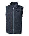Kardex Cutter & Buck Mainsail Sweater-Knit Mens Full Zip Vest LNH_MANN_HG 1 Thumbnail Image