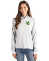 Oregon Ducks- Cutter & Buck Coastline Epic Comfort Recycled Womens Funnel Neck CONCRETE Front Thumbnail Image