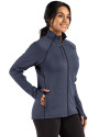 St. Louis Cardinals Mono Cutter & Buck Peshastin Fleece Recycled Womens Full Zip Jacket Navy Blue Heather Side Thumbnail Image