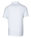 Carolina Panthers Cutter & Buck Advantage Tri-Blend Jersey Mens Pocket Polo White Mannequin Back Thumbnail Image