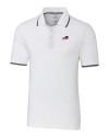 Buffalo Bills Cutter & Buck Big & Tall Advantage Tipped Polo White Mannequin Thumbnail Image